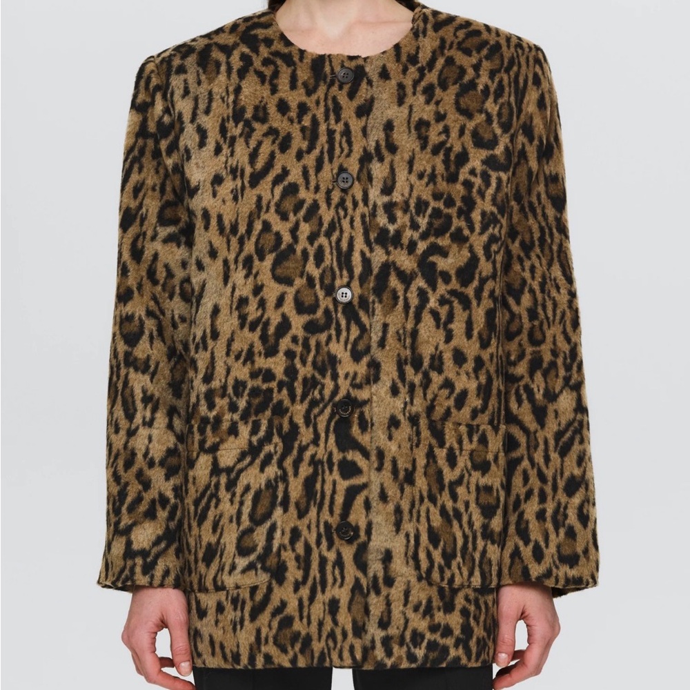 Source Unknown Leopard Print Jacket - image 2